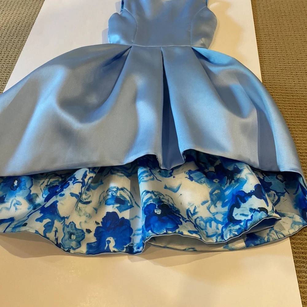 NEIMAN MARCUS ZOE LTD KIDS DRESS WITH ASYMMETRICAL HEM JUST REMARKABLE F…